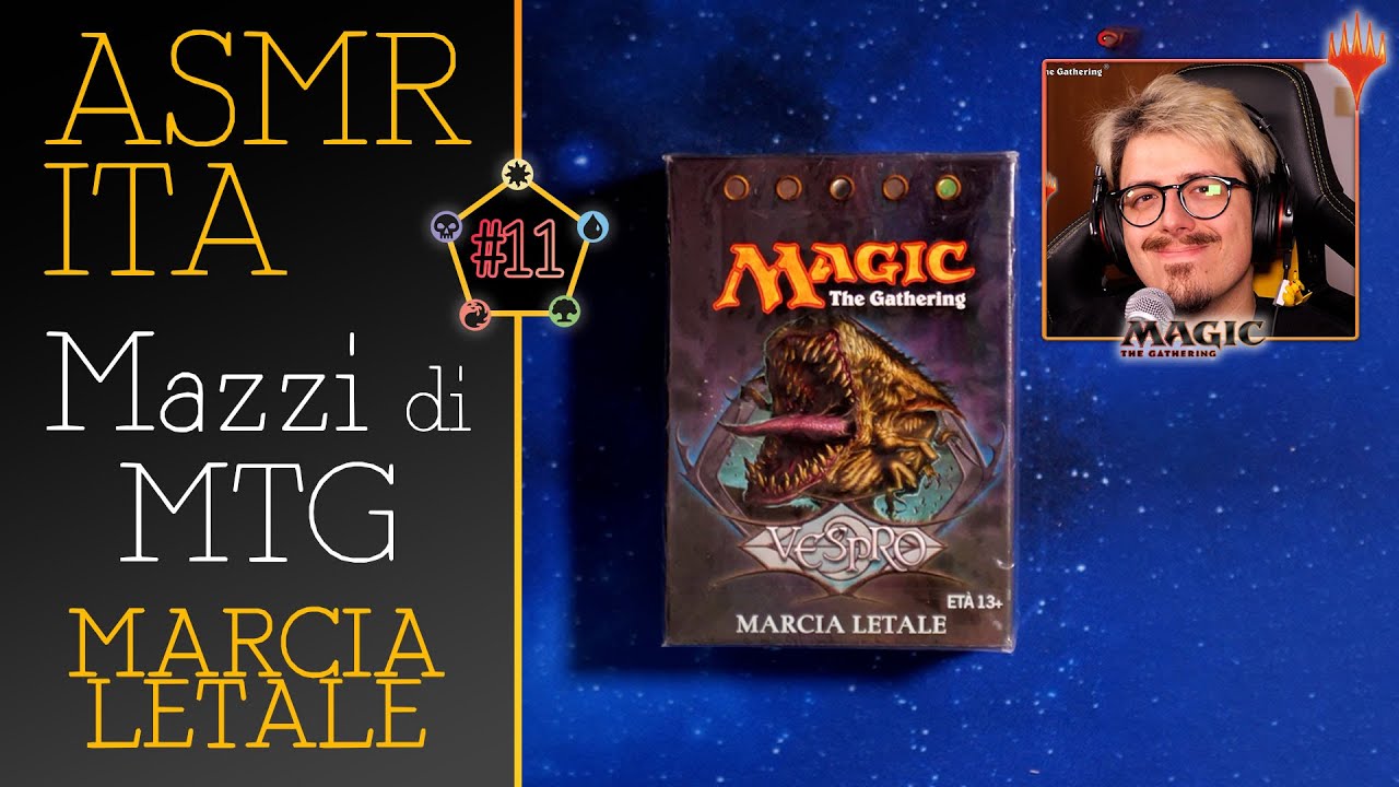 ASMR ITA: I Miei Mazzi di MTG (#11) | Marcia Letale (con musica Lo-Fi)