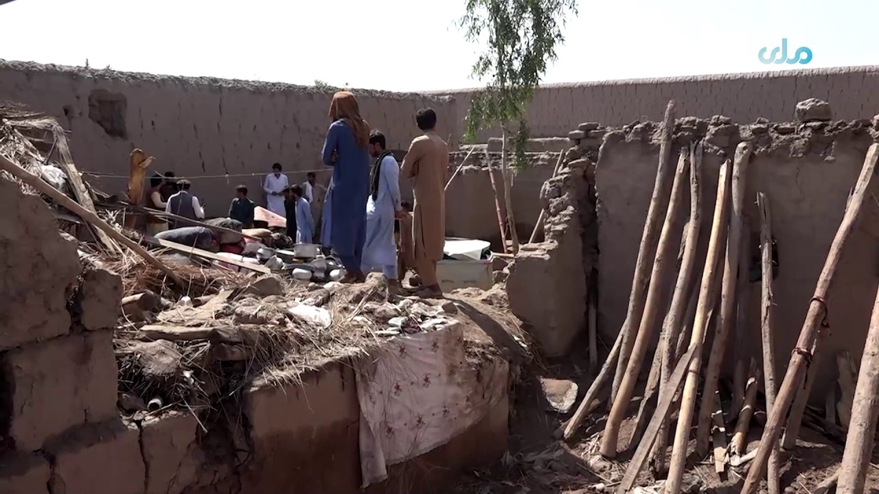 ولسوالی سرخ‌رود ننگرهار بیشترین خسارات را از اثر طوفان و باران‌های شدید متقبل شده است