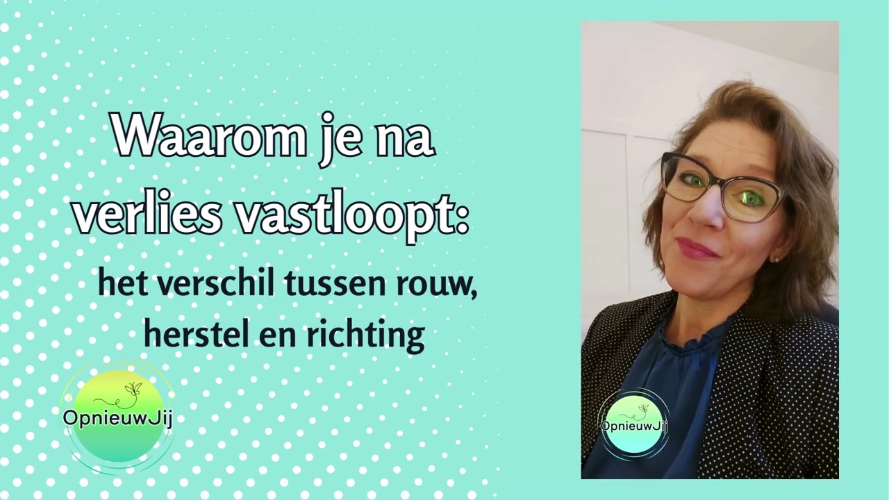 Waarom je na verlies vastloopt: het verschil tussen rouw, herstel en richting