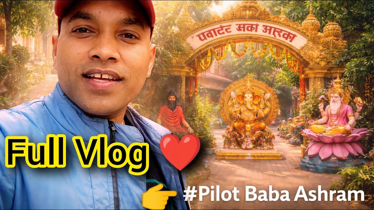 Haridwar के कनखल में स्थित पायलट बाबा का यह आश्रम शांति, प्रकृति और आध्यात्मिक ऊर्जा से भरा… 🙏🌿