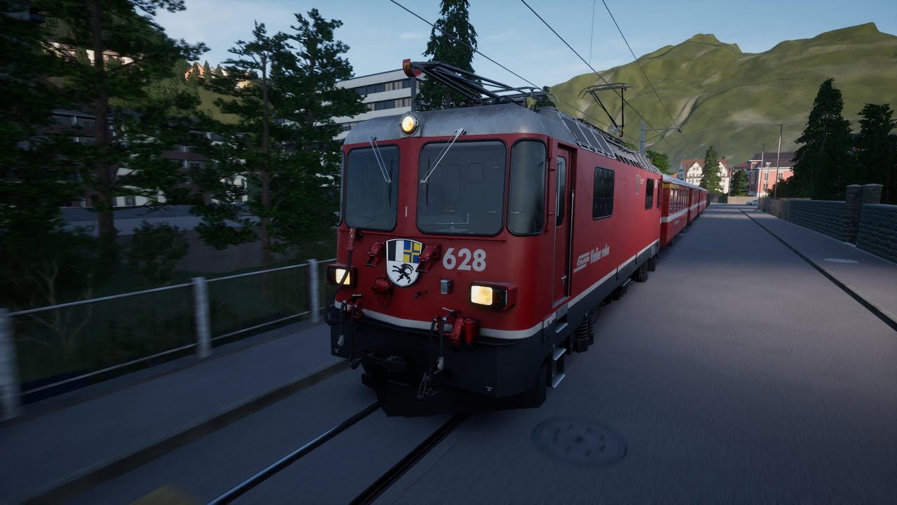 Keep rolling 🚆 Train Sim World 6 GE4-4 II Arosa Southboubd Arosalinie 2026.01.09.