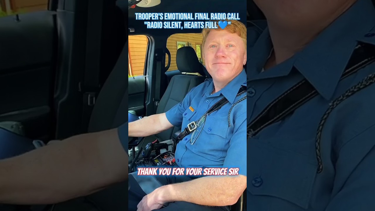 Final 10-42 | Signing Off After Years of Service 💙🚔 #Final1042 #PoliceRetirement #trooper