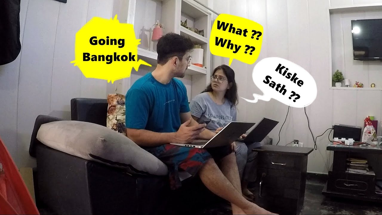 Going Bangkok with Friends Prank on Wife