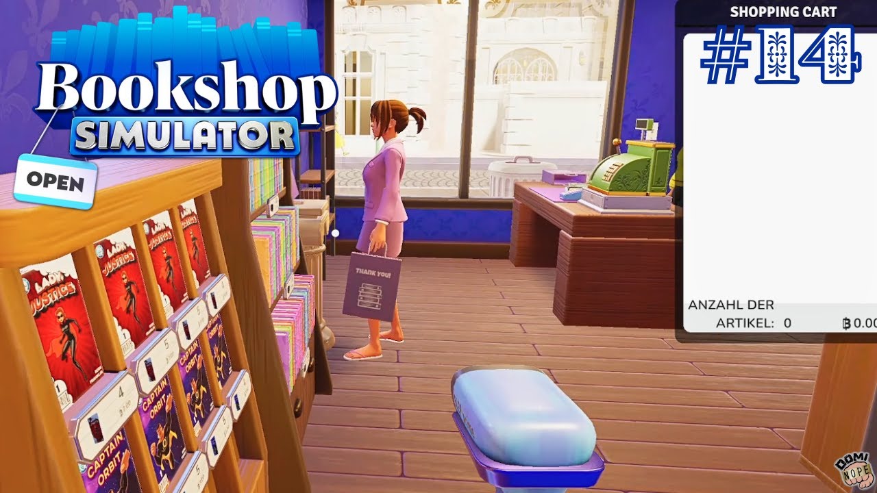 Comics und Technik – Mein neuer Handscanner 📚 #14 | Bookshop Simulator | Live Let’s Play