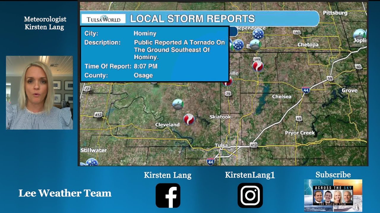 Storm reports from Monday night's severe weather, Meteorologist Kirsten Lang has the forecast
