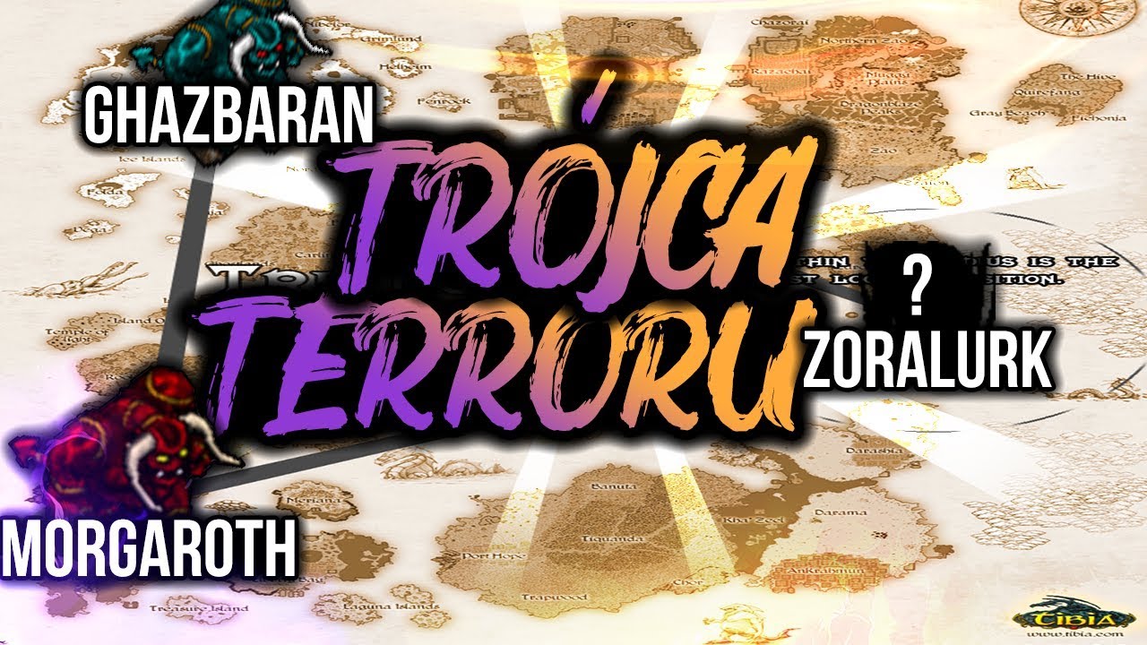 [PL] Tibia Lore | Tr&oacute;jca Terroru (Morgaroth, Ghazbaran & Zoralurk)