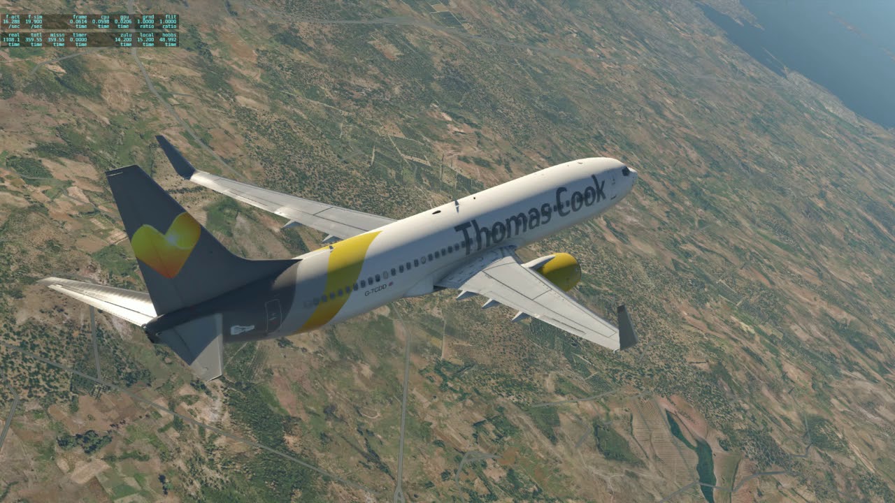 X-Plane | Shot with GeForce GTX1050 TI