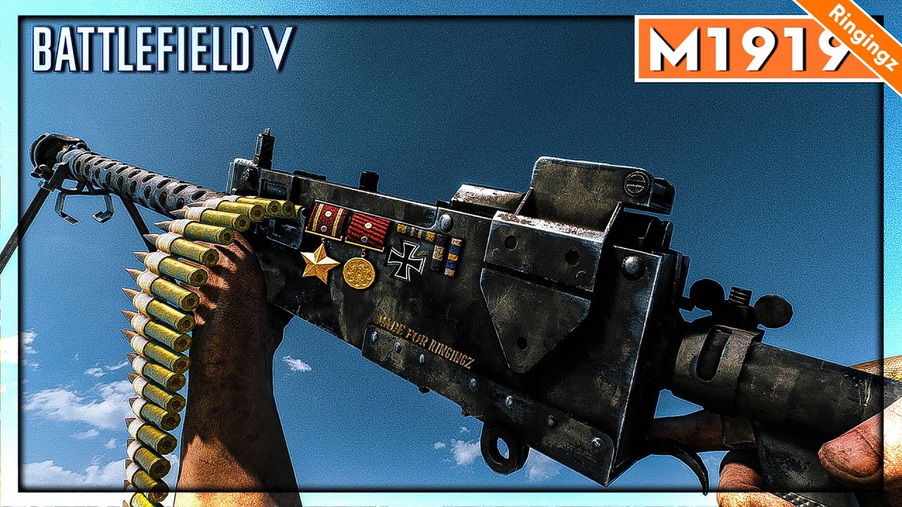 มหากาฬปืนติดรถถัง บราวนิง ! - Battlefield V M1919A6 รีวิว