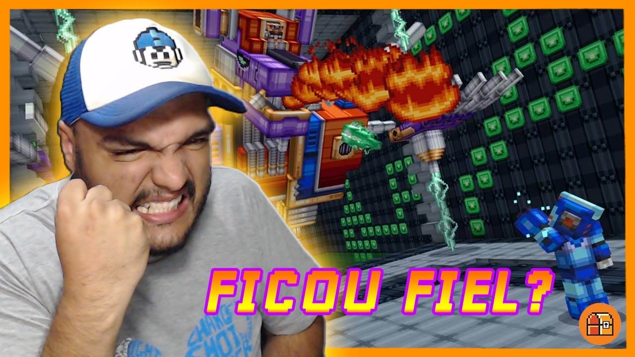 Me vi OBRIGADO A ZERAR a DLC de MEGA MAN X no MINECRAFT!