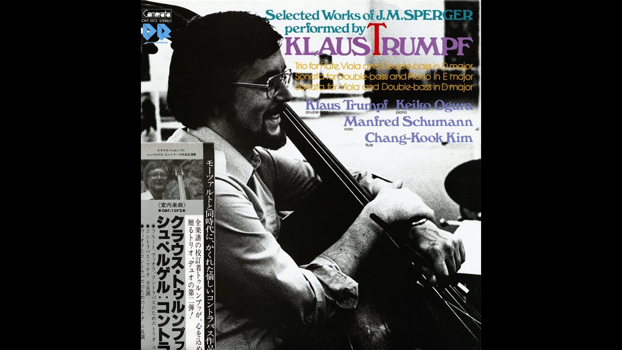J.M. Sperger - Trio for Flute, Viola and Contrabass/Tempo