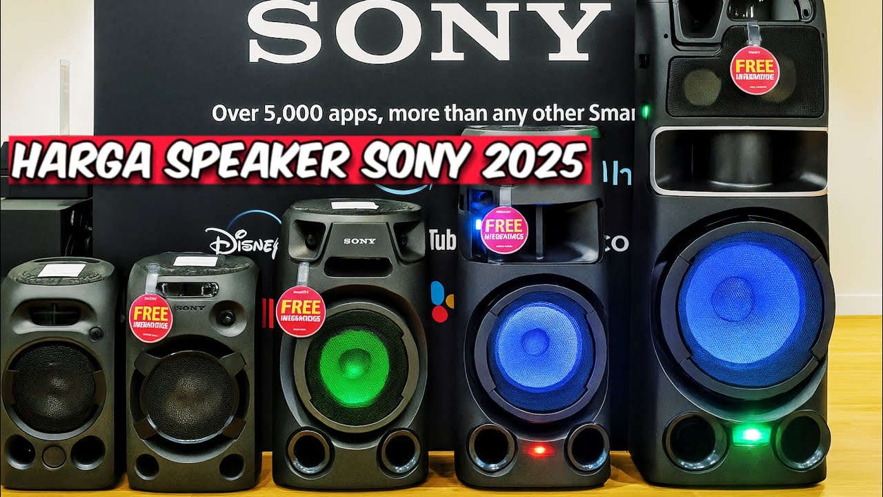Daftar harga speaker sony terbaru 2025 