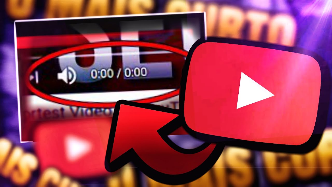 EU CRIEI O MENOR VÍDEO DO YOUTUBE! (é sério)