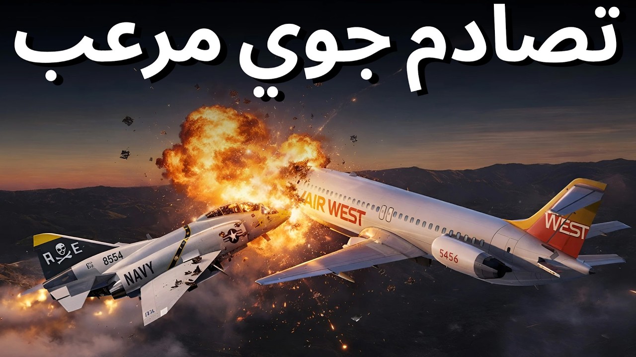 تصادم خطير في السماء | رحلة Hughes Airwest Flight 706