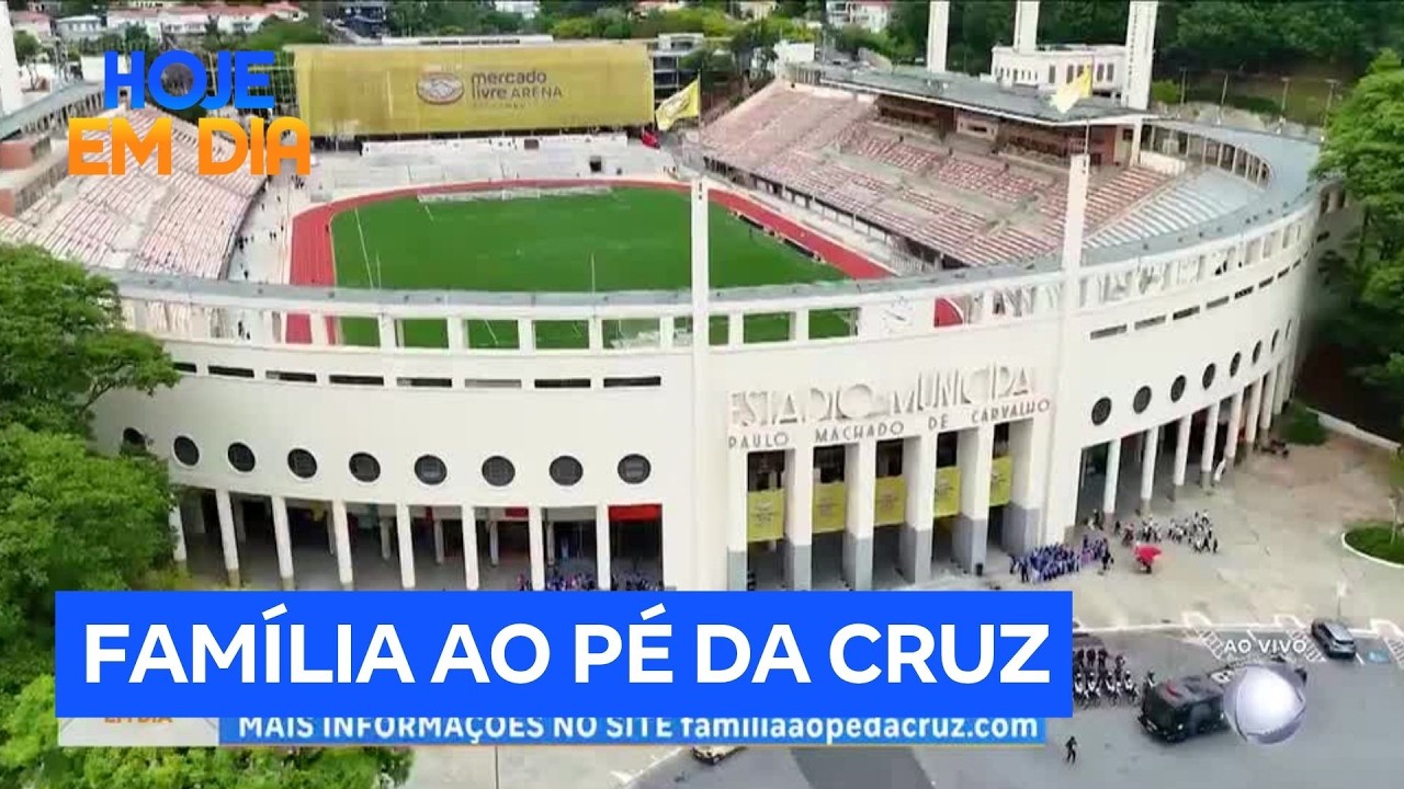 Evento 'Família ao Pé da Cruz' acontece no dia 3 de abril no Itaquerão e Pacaembu, em São Paulo