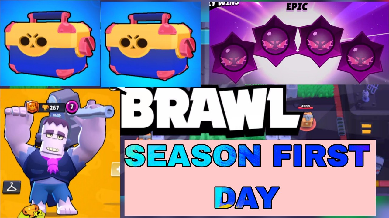 Brawl : new season first day and rewards 🤔@BrawlStars