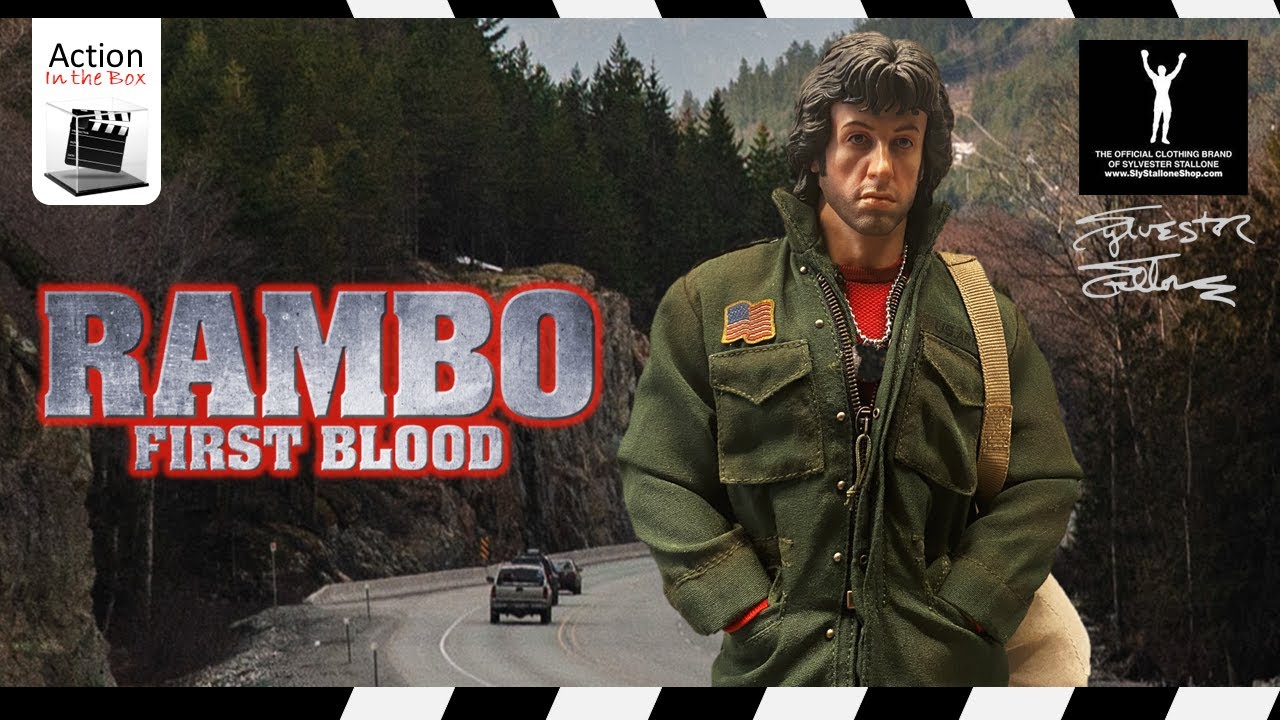 First Blood Rambo Long Road 1/6 Scale Figure Sly Stallone Shop with Diorama