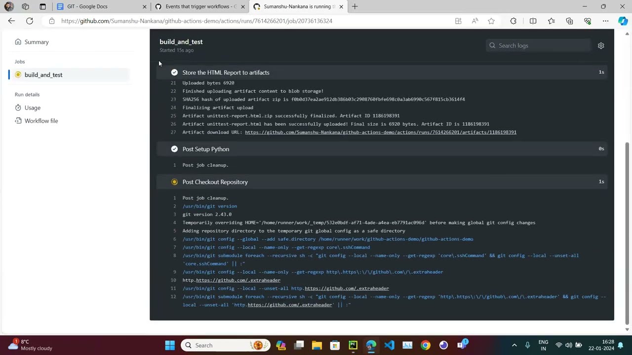 GitHub # 0015 # GitHub Actions - Push and Pull Request Event