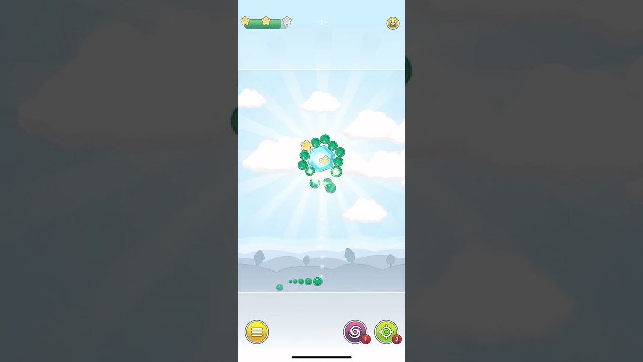 Bubble Cloud level 1 tricks and tips game play video
