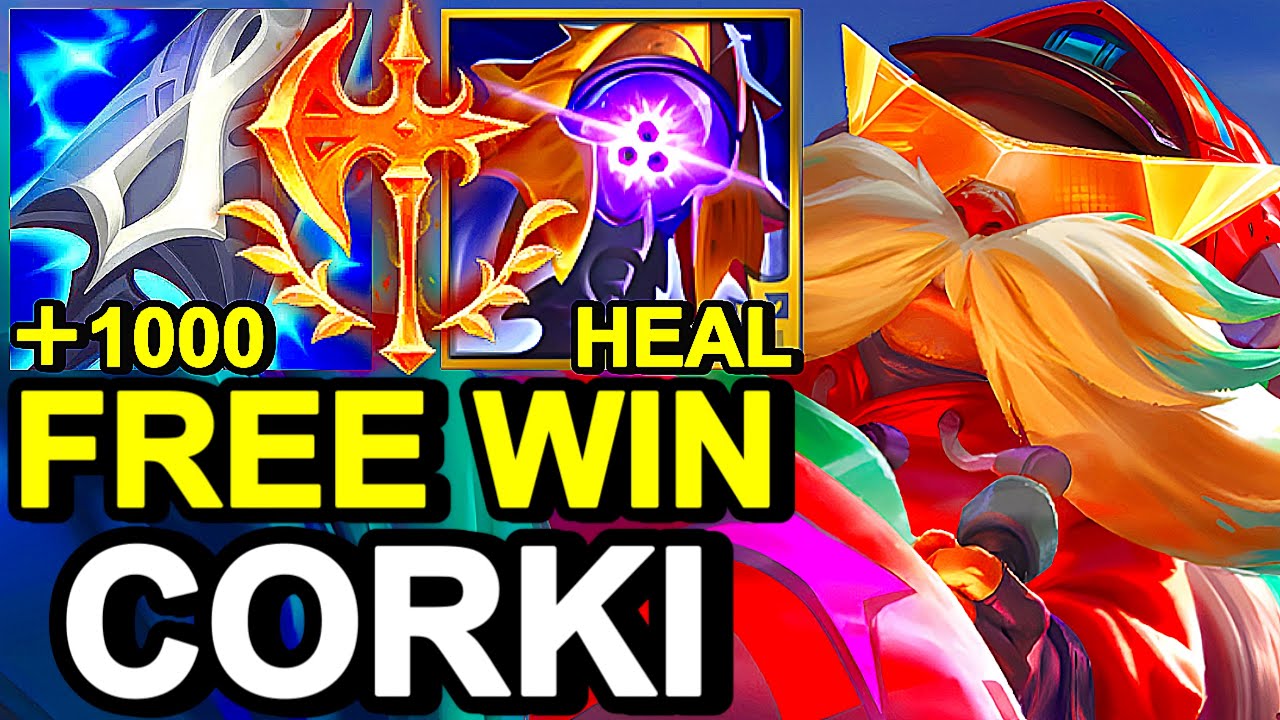 Wild Rift China Corki Mid - ALWAYS CARRY!? BROKEN OP CORKI BUILD RUNES - Sovereign Rank Gameplay