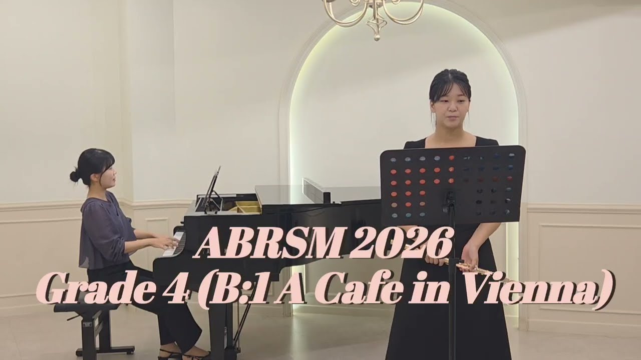 ABRSM Flute Exam Pieces (2026 syllabus): B1, Grade 4-Cafe in Vienna
