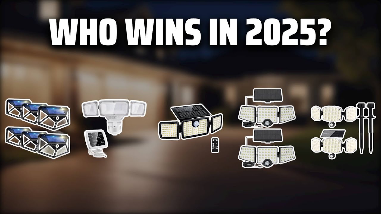 The Top 5 Best Solar Security Lights in 2025 - Must Watch Before Buying!