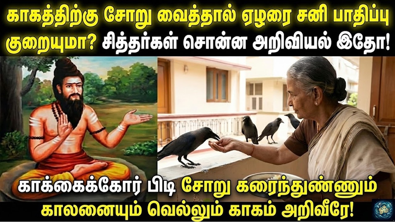 ஏழரை சனி நடக்குதா? காகத்திற்கு சோறு வைத்தால் நடக்கும் அதிசயம்! | 7 1/2 Sani Crow Remedy & DNA Secret