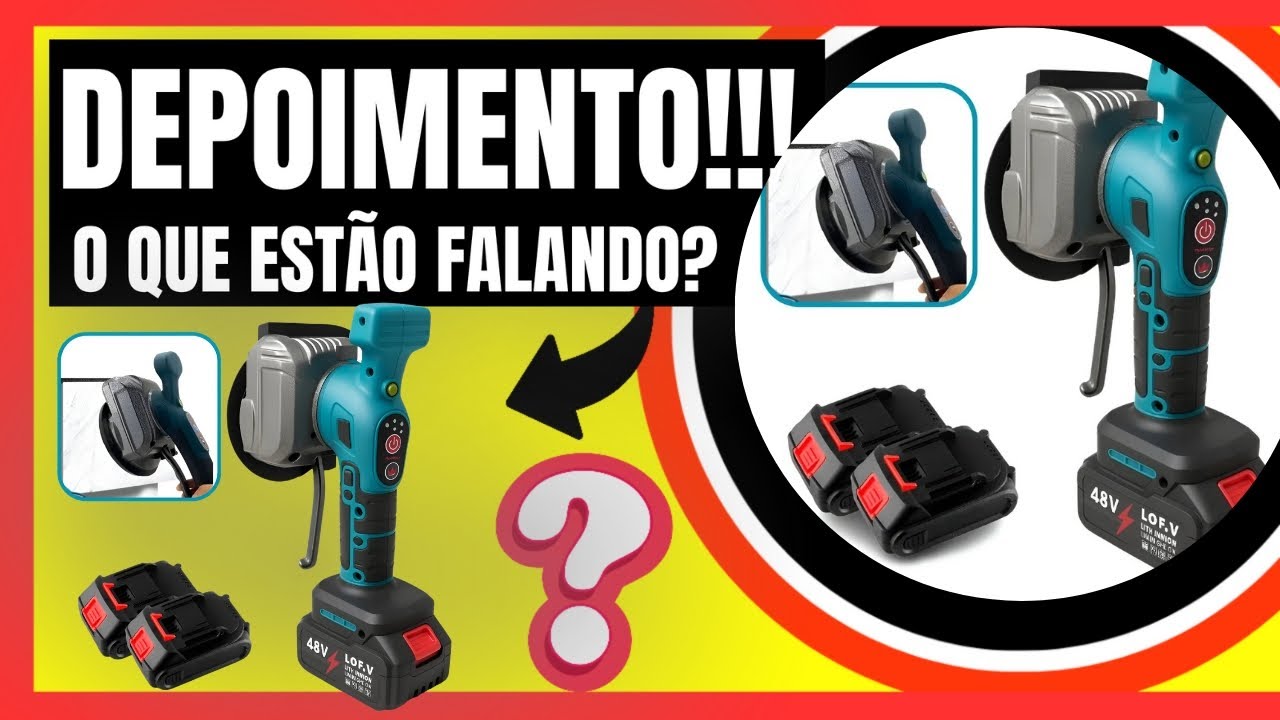 Melhor Maquina Assentar Piso Porcelanato Profissional 2 Bateria 48v Review Completo 2026