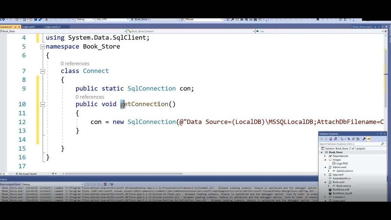 Create a separated class for database connection WPF C#   Part 1