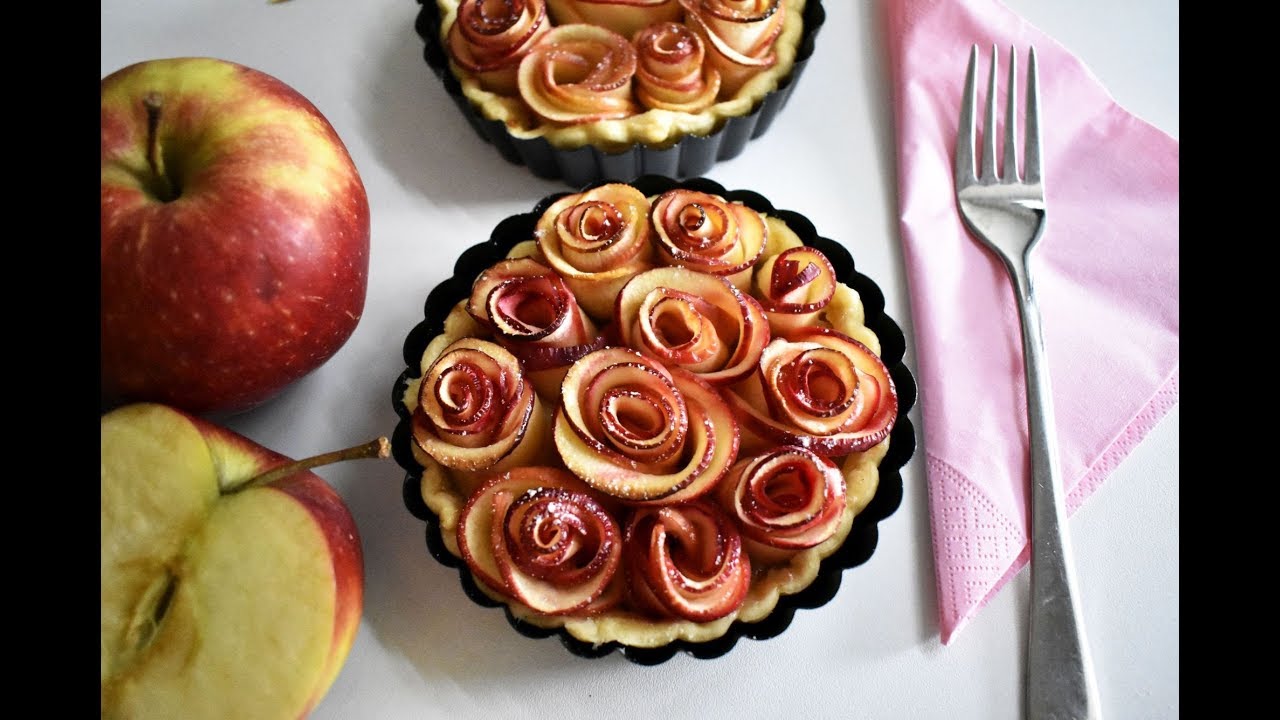 Rose Apple Pie with shortcrust pastry Recipe
