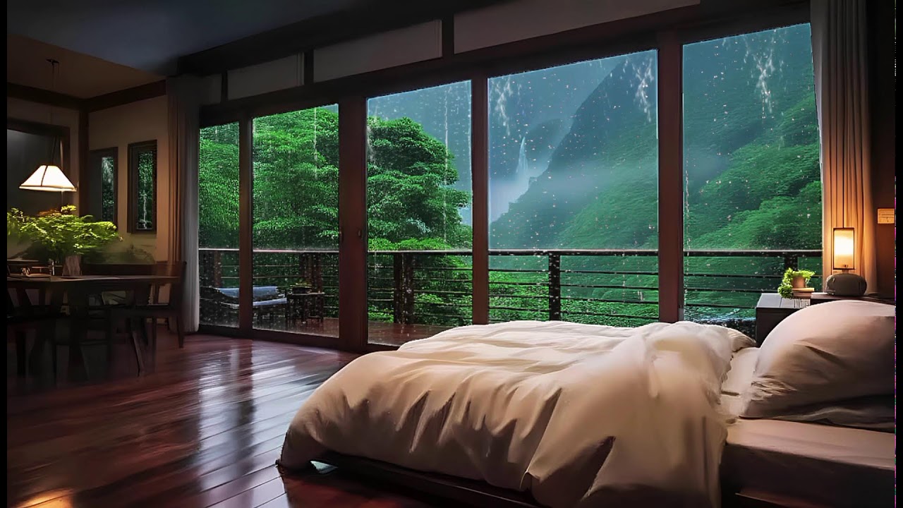 SLEEP INSTANTLY TONIGHT - Soft Piano + Rain | Stress & Insomnia Relief