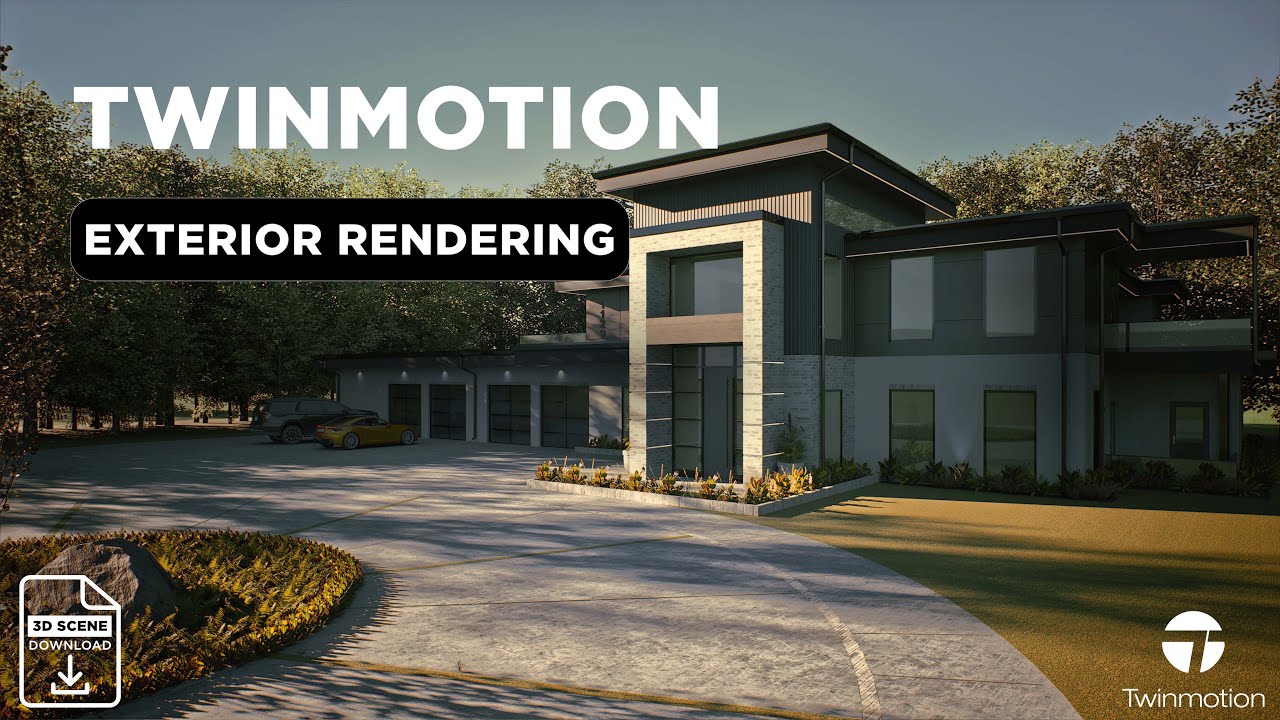Twinmotion 2023.2.4: Mastering Exterior Renderings Using Path Tracing - Step-by-step Tutorial