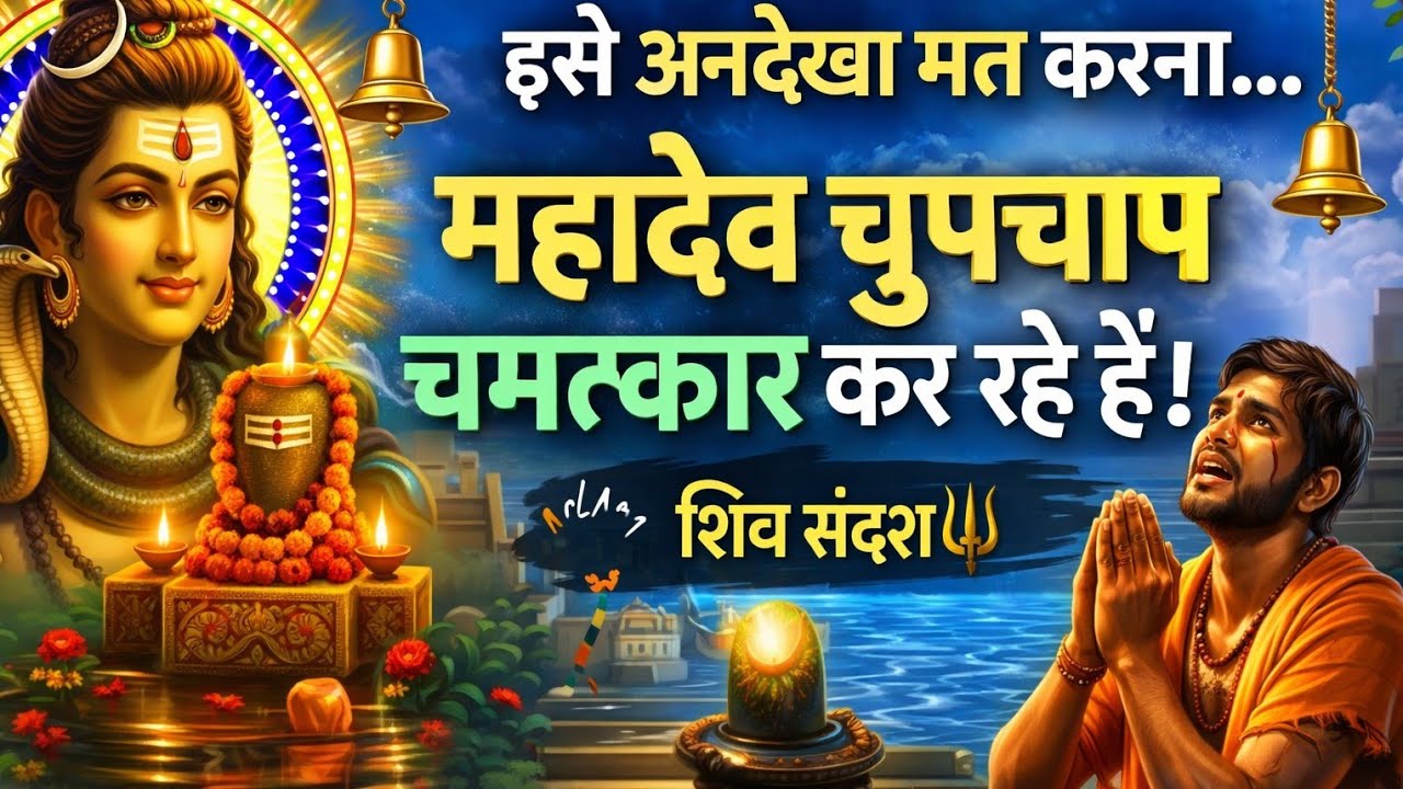 अनदेखा मत करना… महादेव चुपचाप तुम्हारे लिए चमत्कार कर रहे हैं 🔱 | Shiv Bhakti Message