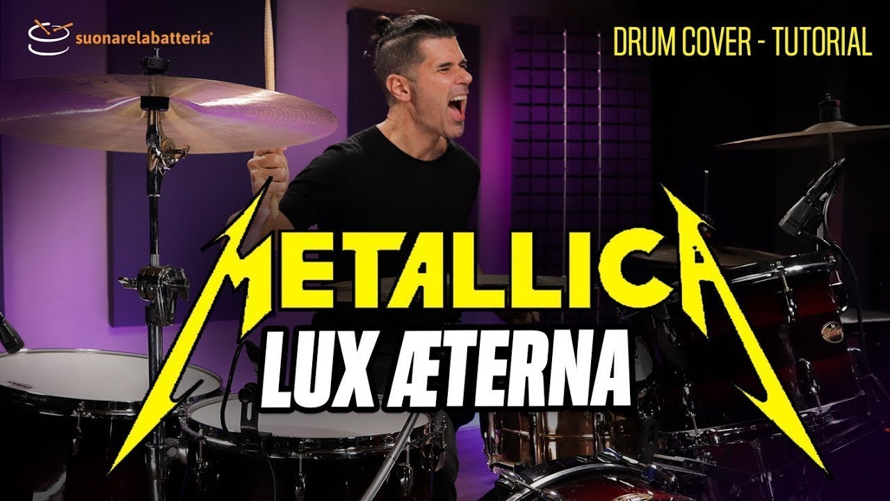 METALLICA Drum Cover + Tutorial 