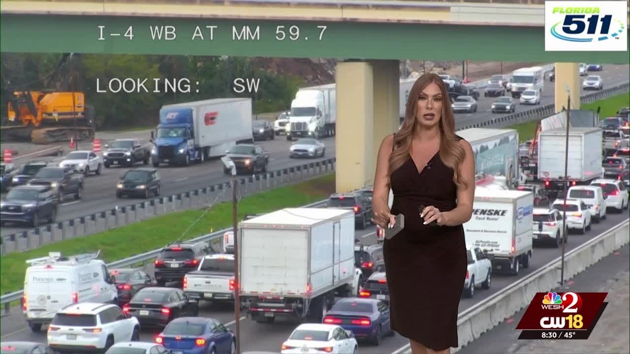 Major crash shuts down I-4 westbound in ChampionsGate