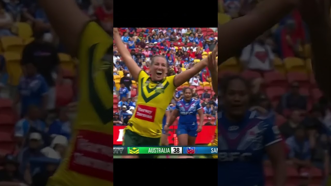 Best Women&rsquo;s Rugby League Try EVER!