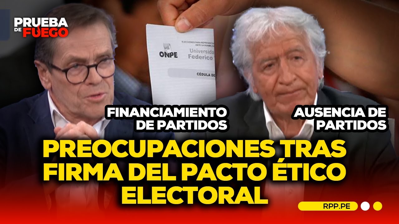 Panorama electoral: Carlos Neuhaus y Virgilio Acuña analizan Pacto Ético Electoral #PDFRPP | ENTREV.