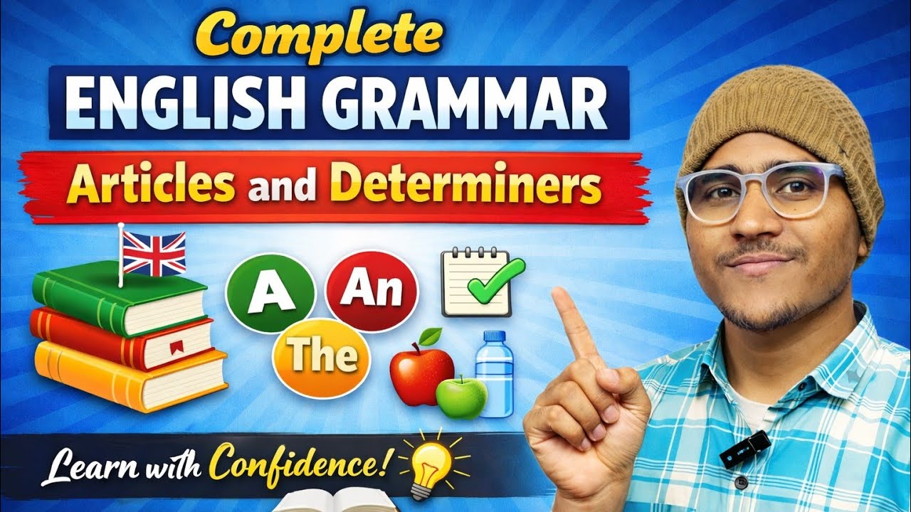 🔥 DETERMINERS AND ARTICLES COMPLETE EXPLANATION IN HINDI 🔥  || BY-MR. ARUN ARYAN SIR ||