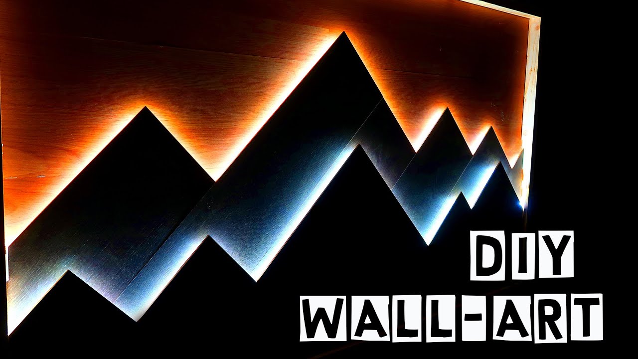 DIY Wanddeko selber bauen | Restholzprojekt | DIY | Let's Pfusch