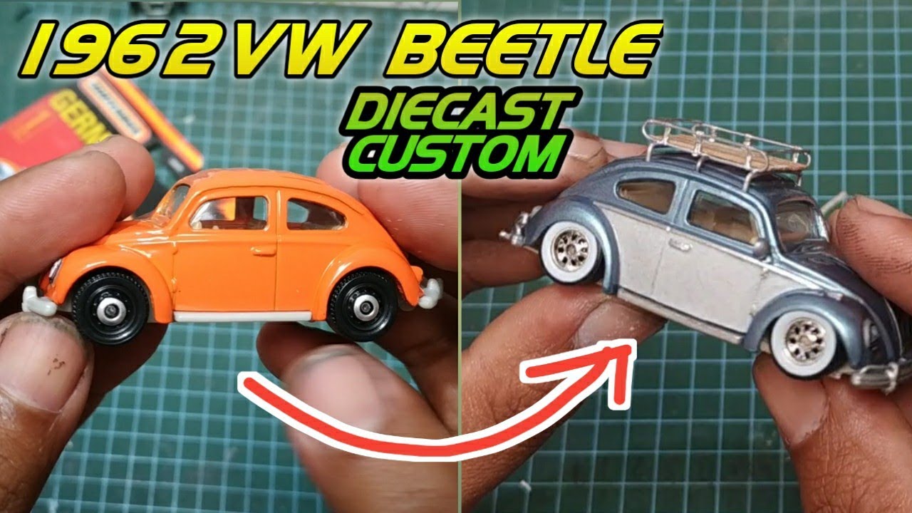 CUSTOM 1962 VW BEETLE MATCHBOX