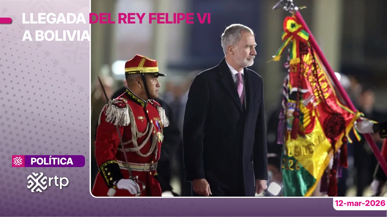 👑Llegada del Rey Felipe VI a Bolivia