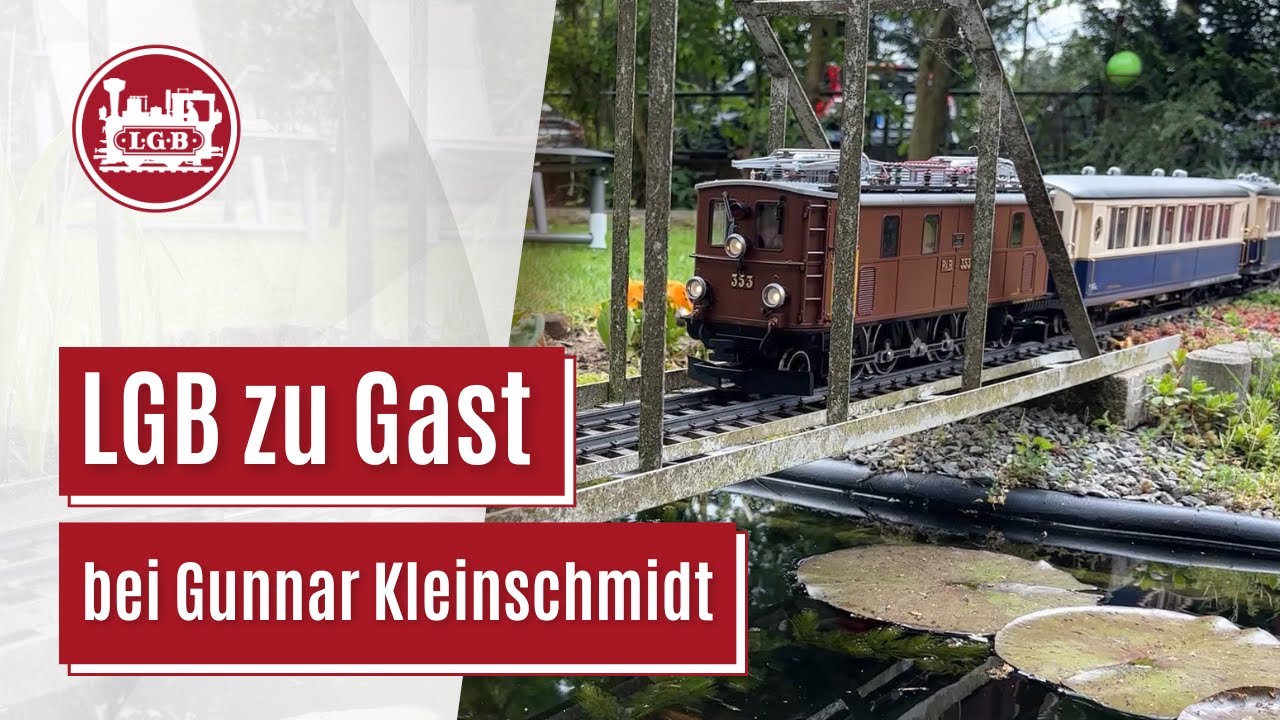 LGB Layout von Gunnar Kleinschmidt mit über 300 m Gleise