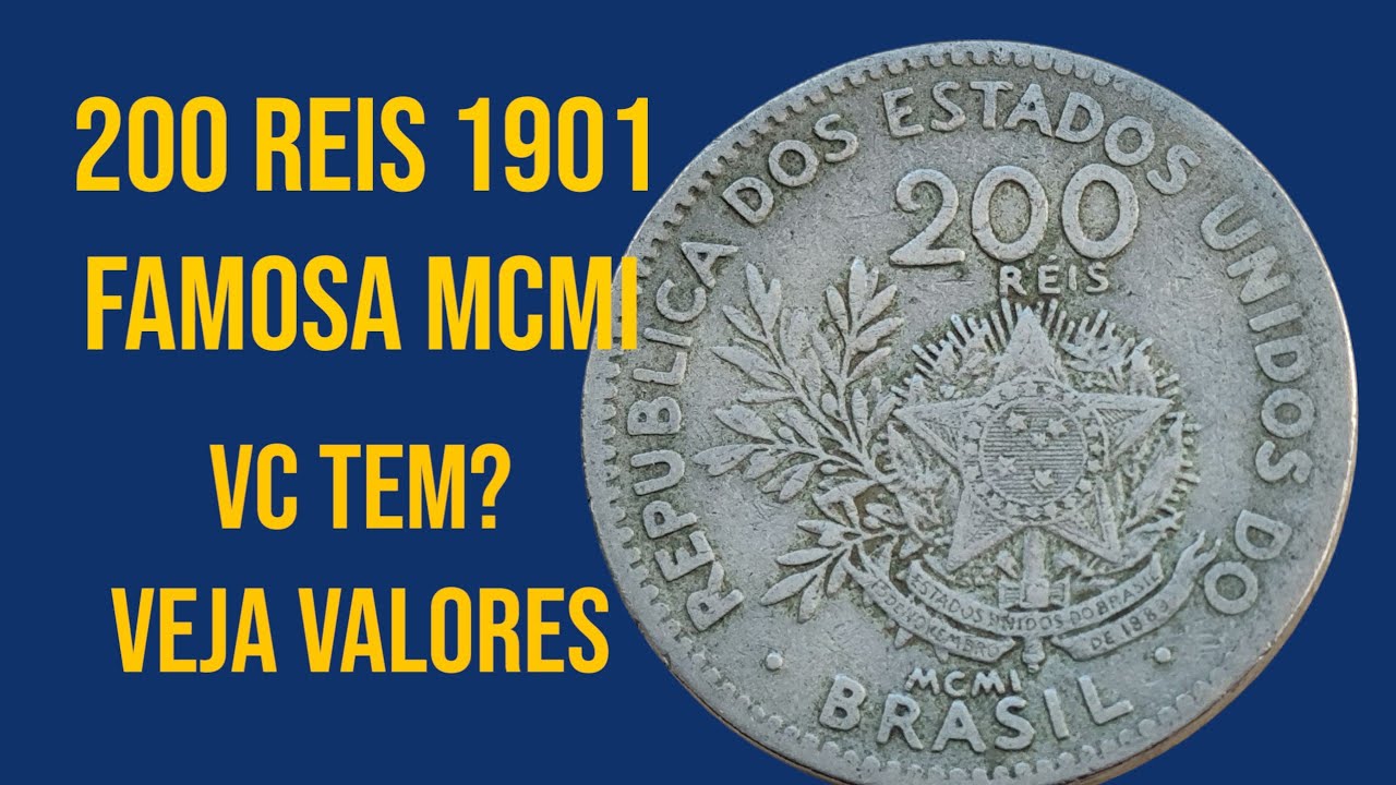 200 reis 1901 famosa MCMI.