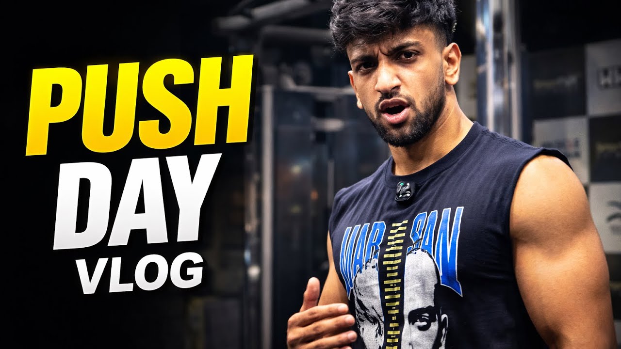 Chest & Shoulder Workout Vlog | Intense Push Day 🔥