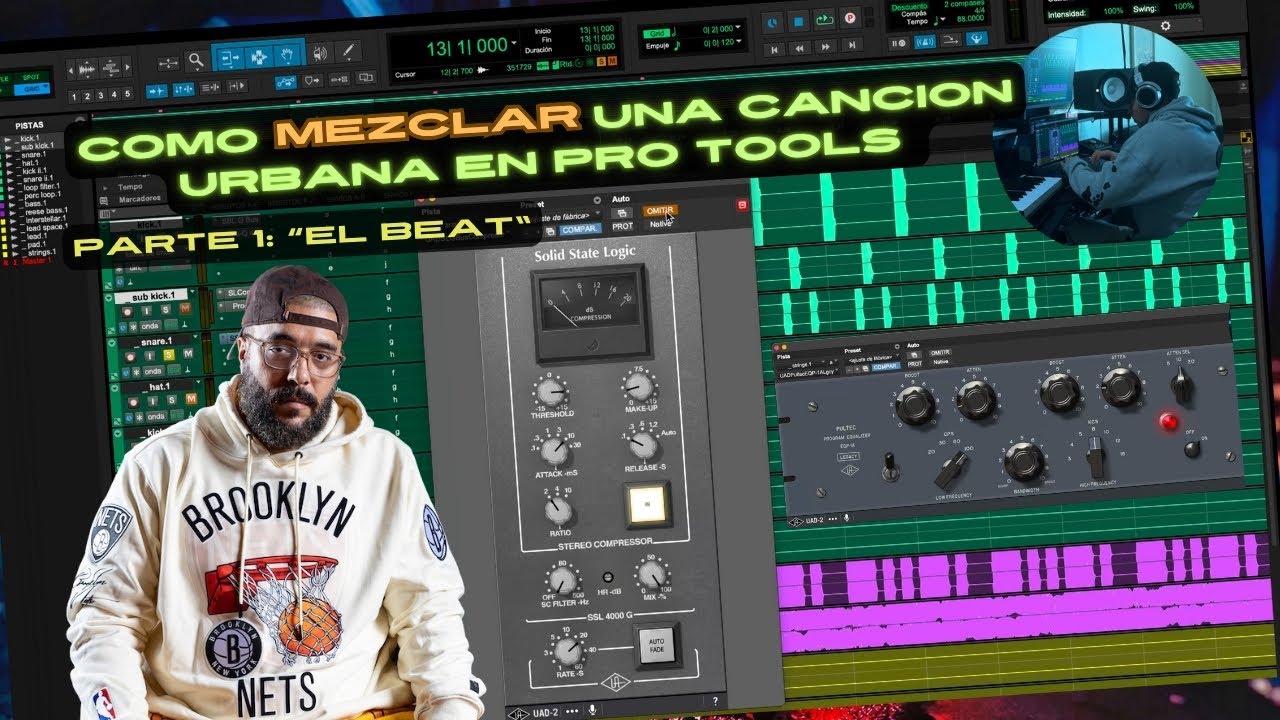Como MEZCLAR una canción de Música URBANA desde 0 | Pro Tools 2025