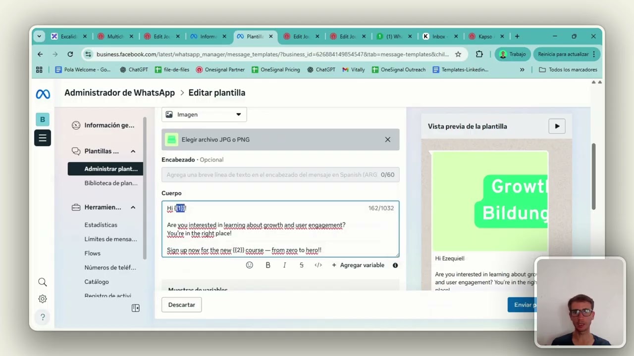 OneSignal desde cero #6: Cómo enviar WhatsApp usando Journey Webhooks