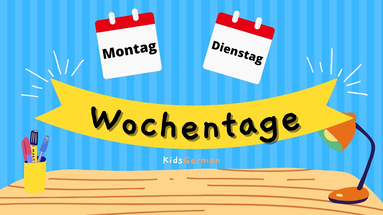 Learn German | Wochentage | Days of the week | German for Kids