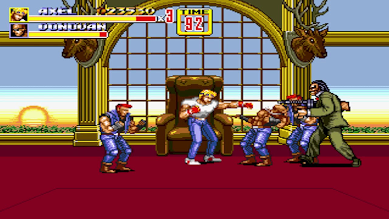 Streets of Rage 2: Stage 8 & Ending (Axel, Hard)