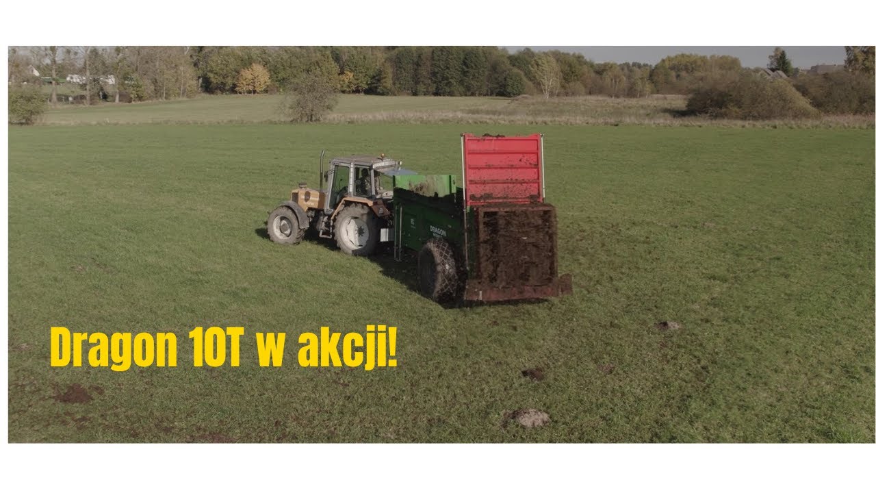 Rozrzutnik N150S/5 Dragon 10 ton w pracy!