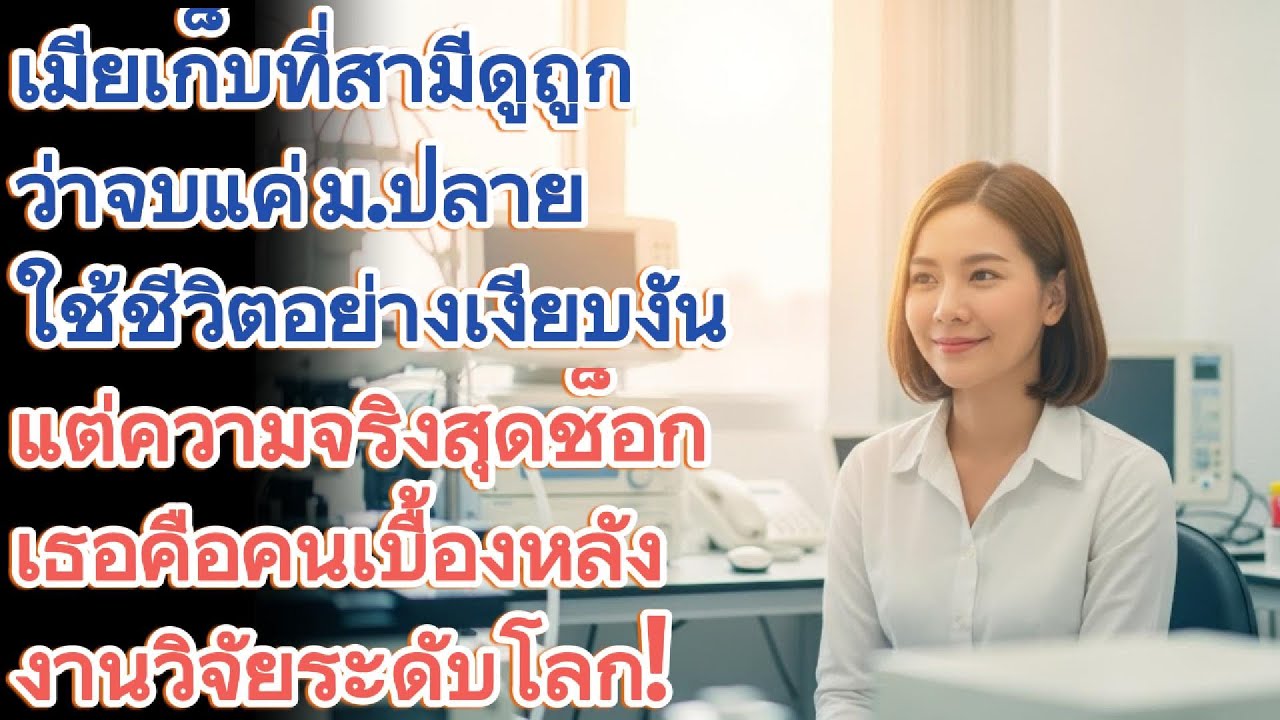 เมียเก็บที่สามีดูถูกว่าจบแค่ ม.ปลาย แต่ความจริงเธอคือคนเบื้องหลังงานวิจัยระดับโลก!