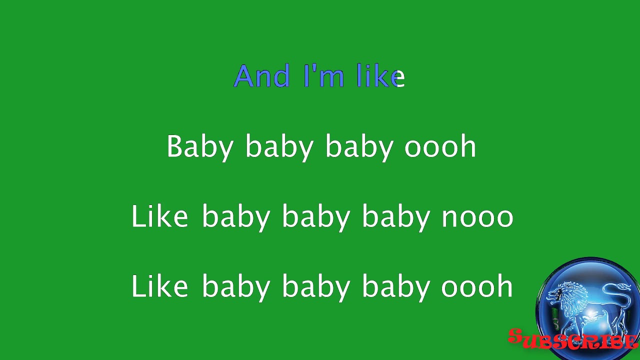Baby ( Karaoke Version ) _ Justin Bieber ft Ludacris